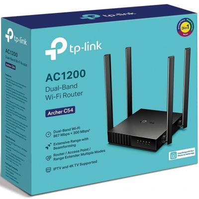 Маршрутизатор/роутер TP-Link ARCHER C54 AC1200 4xF...